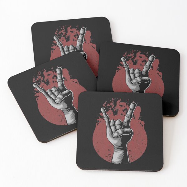 Item preview, Rock hand gesture design designed and sold by RoyalPeople.