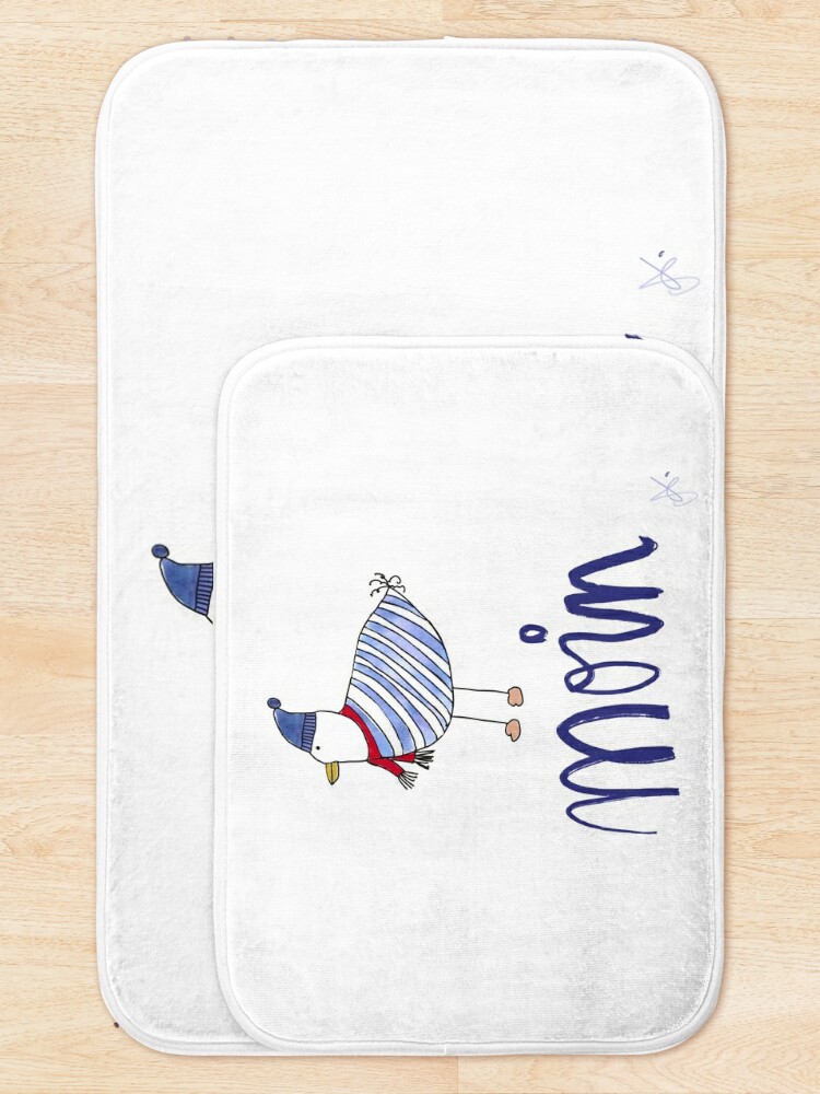 Discover Moin with seagull Bath Mat