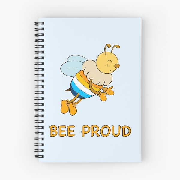 Item preview, Bee proud - Ace/Aro flag designed and sold by Charliecon.