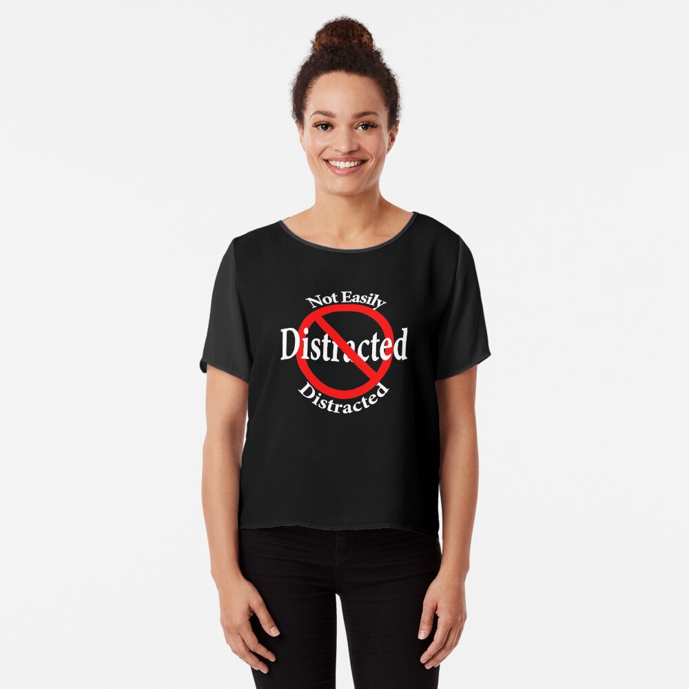 Not Easily Distracted Chiffon Top