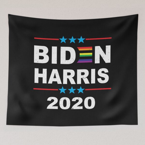 Item preview, Joe Biden 2020 Kamala Harris Rainbow Gay Pride LGBT Election designed and sold by JeremyRot.
