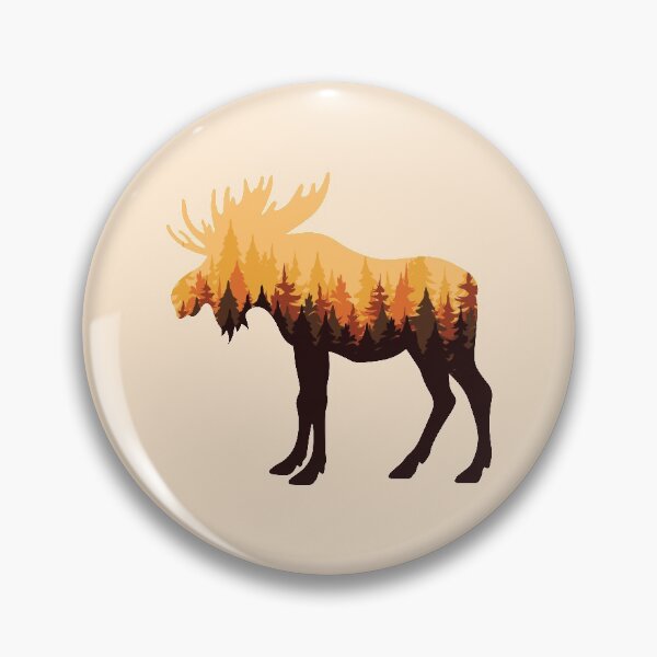 Item preview, Moose Deep Forest Mountain  designed and sold by Pridish.