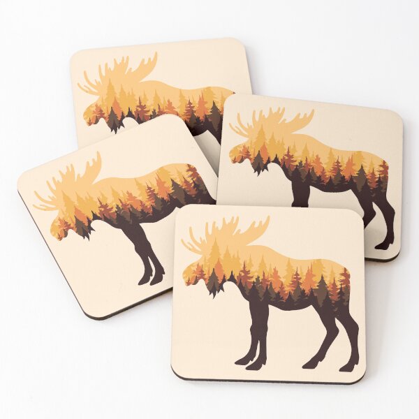 Item preview, Moose Deep Forest Mountain  designed and sold by Pridish.
