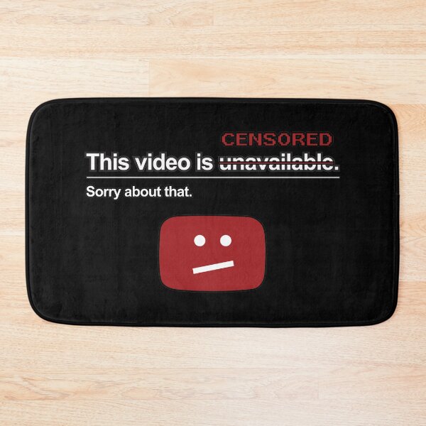 Item preview, "This video is unavailable" (censored) designed and sold by thedrumstick.