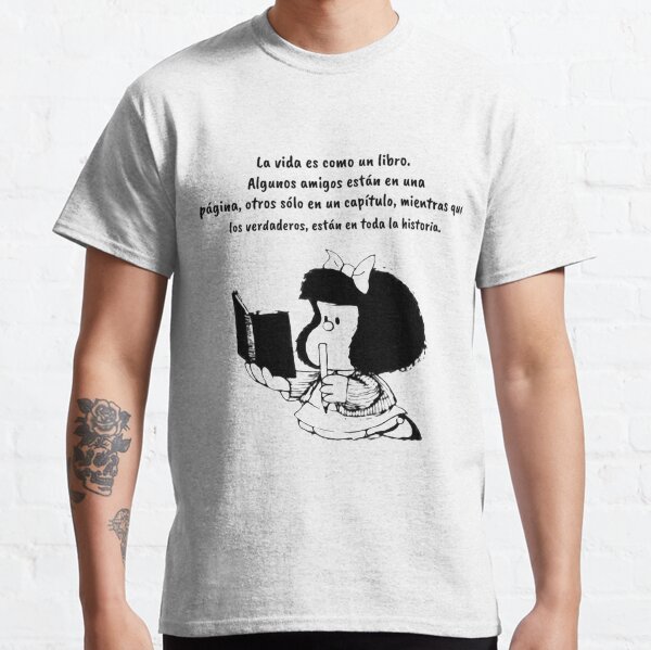 Citations drôles en espagnol avec Mafalda T-shirt classique