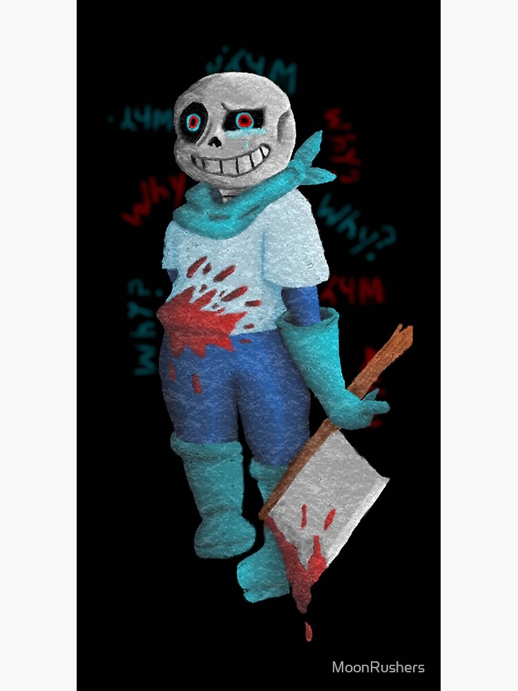 Underfell Sans - Fight Greeting Card for Sale by MoonRushers