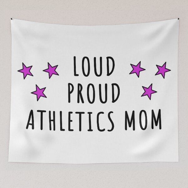 Item preview, Loud. Proud. Athletics Mom designed and sold by TheGreenGoat.