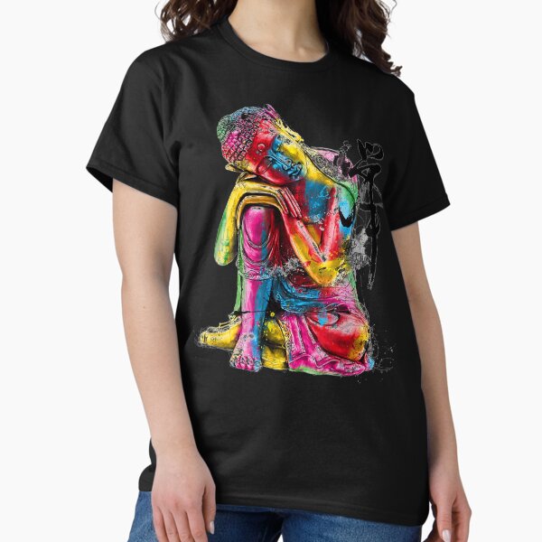 Item preview, Buddha Meditation Yoga Lovers Colorful Buddha Sleeping designed and sold by grindstore.