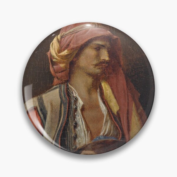 Item preview, Eastern man reclining vintage art - Jean-Léon Gérôme designed and sold by Vintage Designs +.