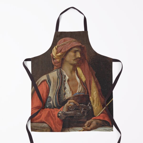 Item preview, Eastern man reclining vintage art - Jean-Léon Gérôme designed and sold by Vintage Designs +.