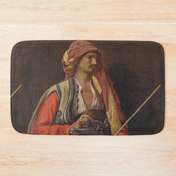 Item preview, Eastern man reclining vintage art - Jean-Léon Gérôme designed and sold by Vintage Designs +.