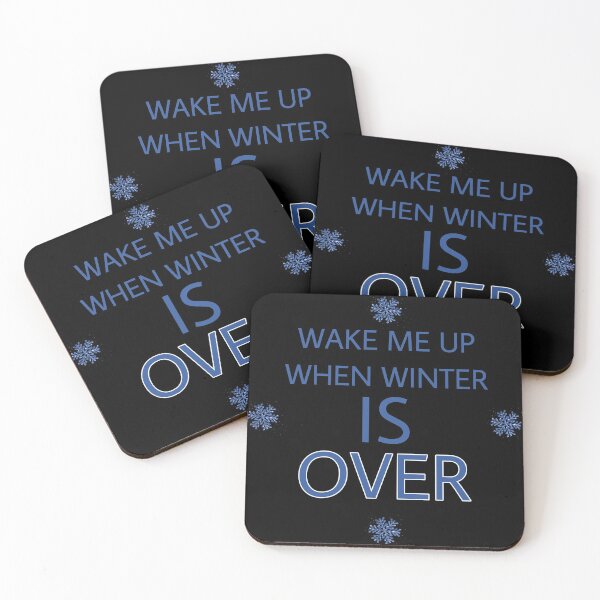 Item preview, Wake Me Up When Winter Is Over designed and sold by AthleticWolves.