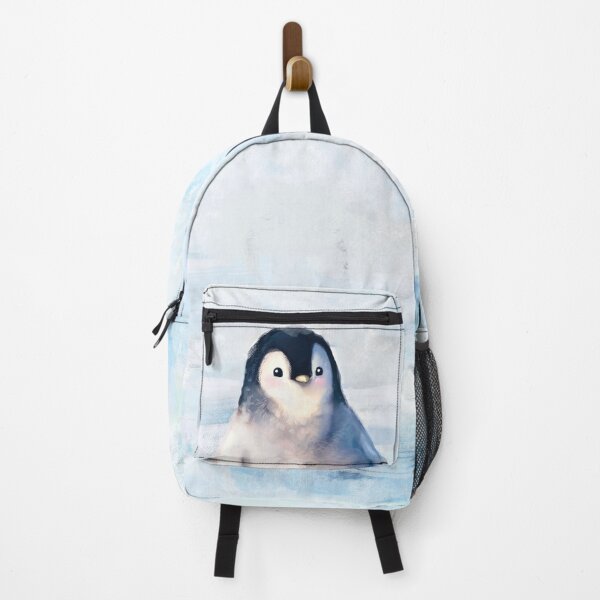 Cute Fluffy Penguin Backpack