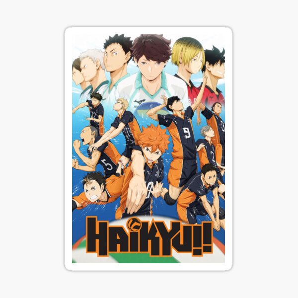 "Volleyballs Haikyuu" Sticker by ValarieKing Redbubble