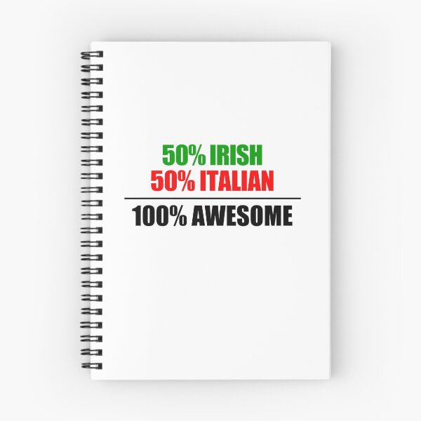 Item preview, 50% Irish 50% Italian 100% Awesome designed and sold by jaycartoonist.