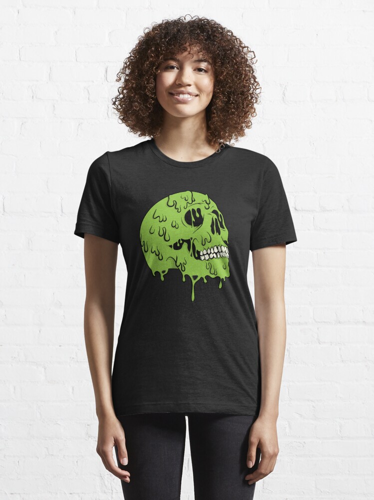 Alternate view of SLIME SKULL Essential T-Shirt