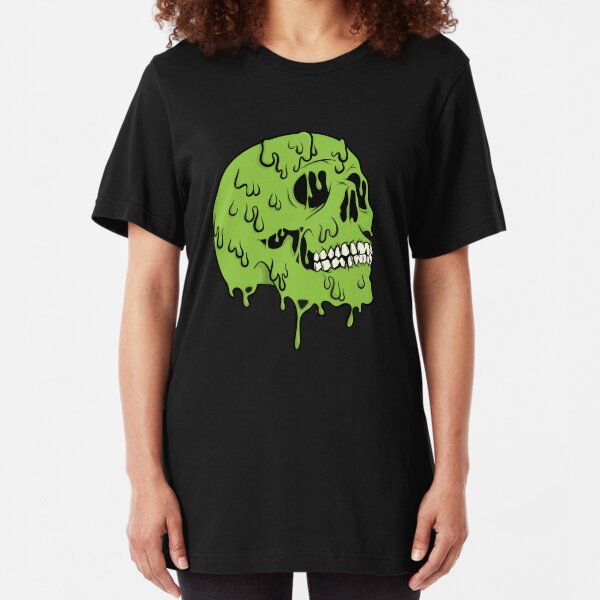 SLIME SKULL Slim Fit T-Shirt
