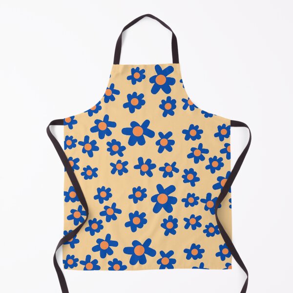 Item preview, UF Blue and Orange Floral Pattern Go Gators designed and sold by collazodesigns.