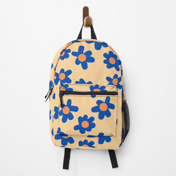 Item preview, UF Blue and Orange Floral Pattern Go Gators designed and sold by collazodesigns.