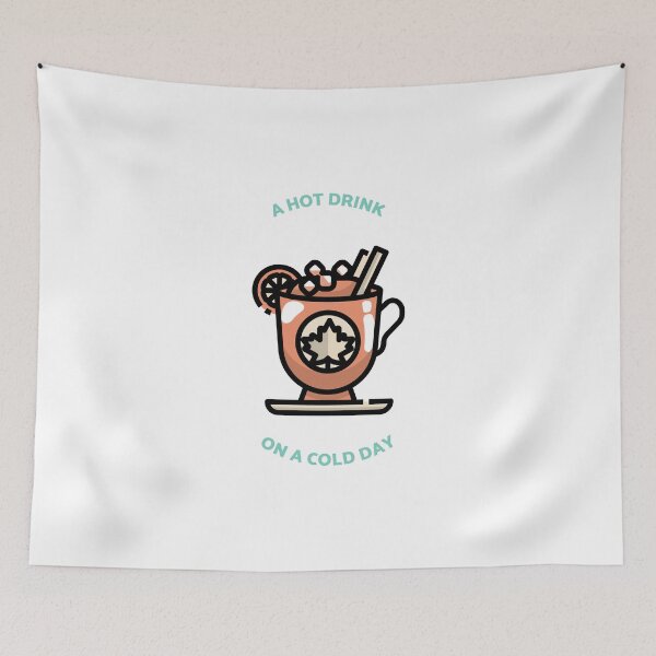 Item preview, A Hot Drink On A Cold Day designed and sold by unikologo.