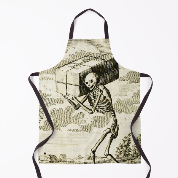 Item preview, Death carrying the harvest vintage etching designed and sold by Vintage Designs +.