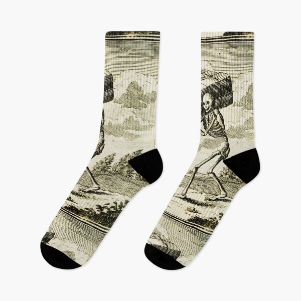 Item preview, Death carrying the harvest vintage etching designed and sold by Vintage Designs +.