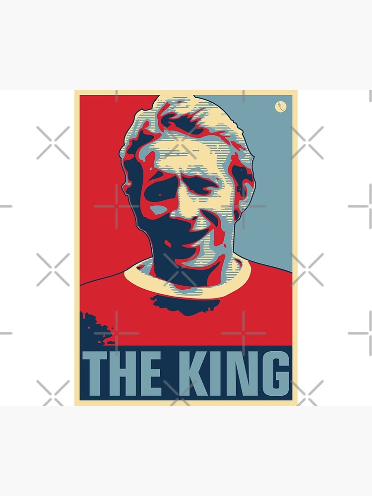 Denis Law - The King Art Print for Sale by DAFTFISH | Redbubble