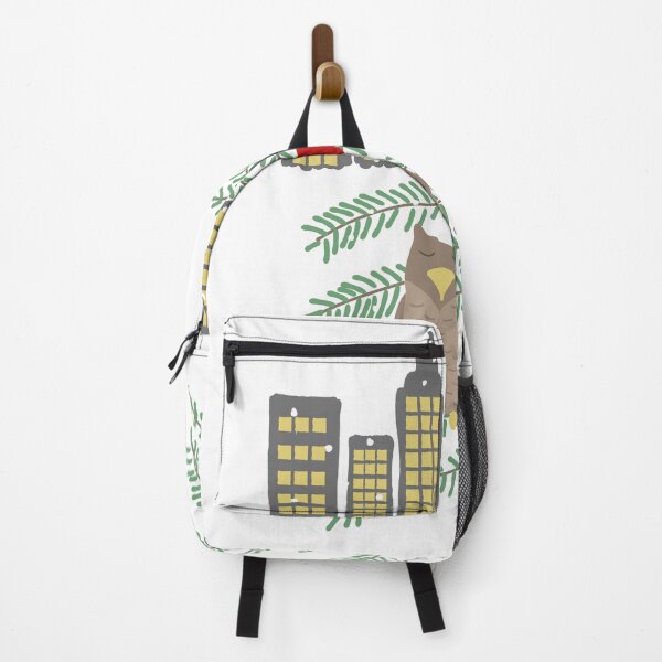 Item preview, Owl in the City Sleeping in a Christmas Tree designed and sold by awkwarddesignco.
