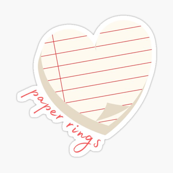 "Paper Rings Taylor Swift" Sticker for Sale by BohemeBaby Redbubble
