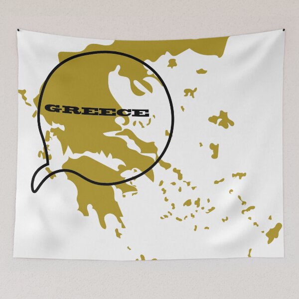 Item preview, Greece  Map designed and sold by TaniaArtDesign.