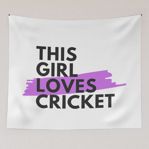 Item preview, This girl loves cricket designed and sold by TheGreenGoat.