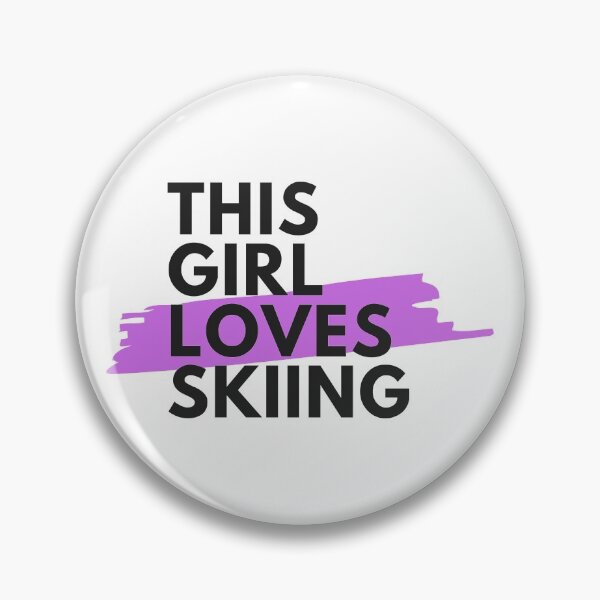 Item preview, This girl loves skiing designed and sold by TheGreenGoat.