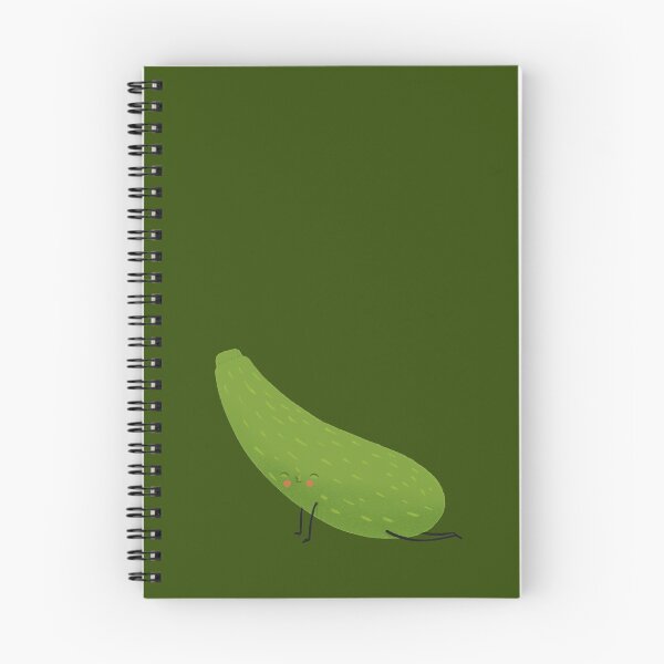 Item preview, Upward facing zucchini in green designed and sold by rocioalb.