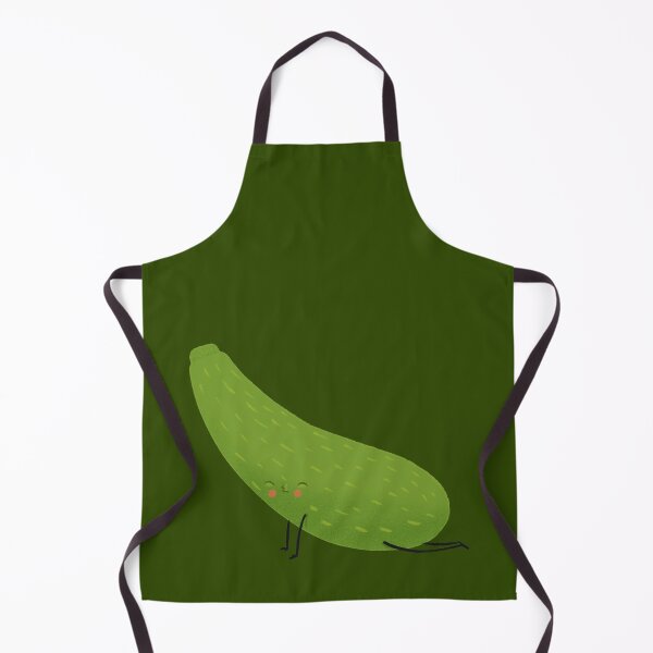 Item preview, Upward facing zucchini in green designed and sold by rocioalb.