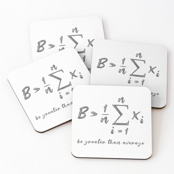 Item preview, Be Greater Than Average Geek Math Formula Gift designed and sold by Fran Fryberg.