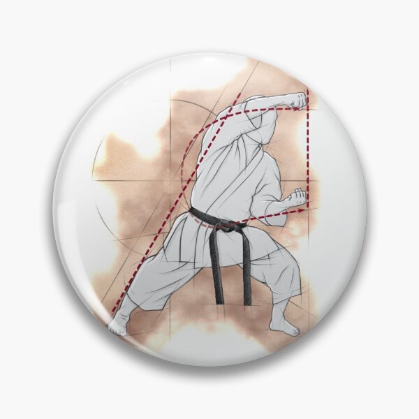 Item preview, Yama zuki | Karate Technique Drawing by Fiore Tartaglia designed and sold by Fiore Tartaglia.