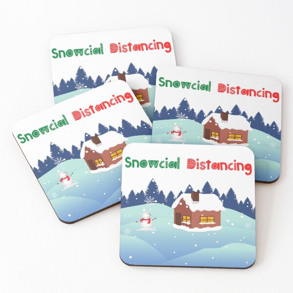 Item preview, Snowcial Distancing designed and sold by chulitad.