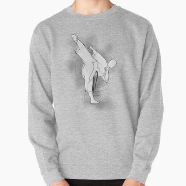 Yoko geri kekomi | Karate Kick Drawing by Fiore Tartaglia Pullover
