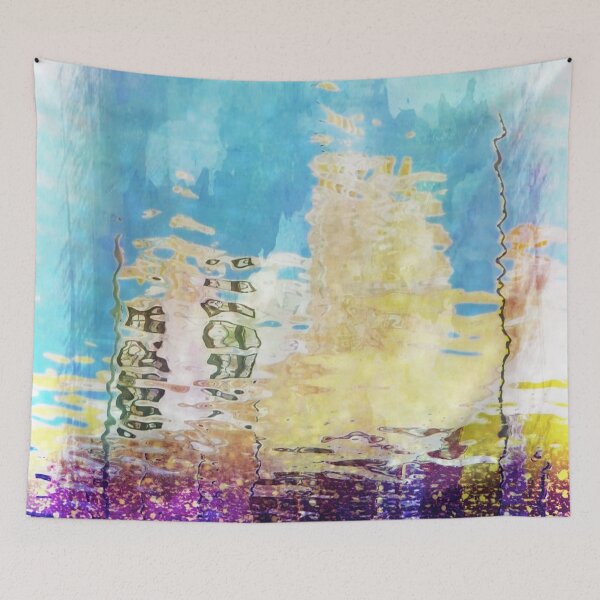 Item preview, Abstract Art Swirling Water Funnels Print designed and sold by Mary Riley.