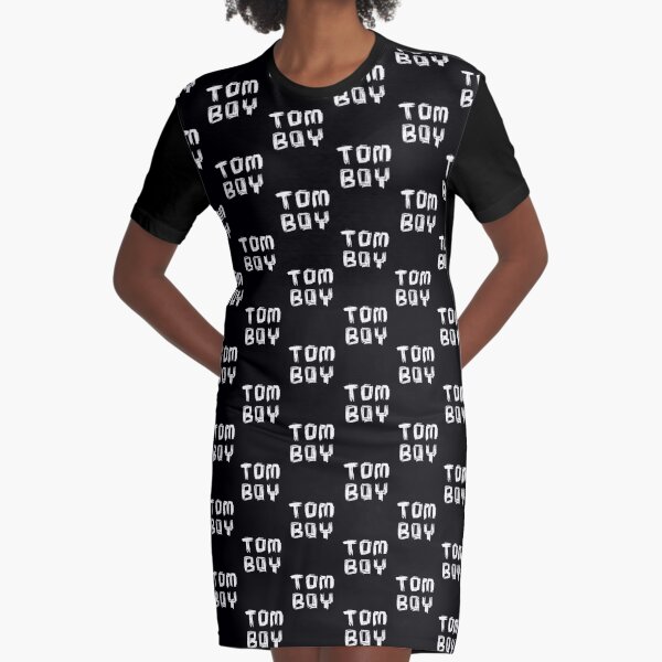 Tomboy Hand Lettering  Graphic T-Shirt Dress