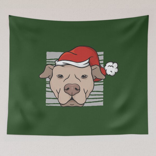 Item preview, Christmas dog, dog with Santa hat designed and sold by DerSenat.