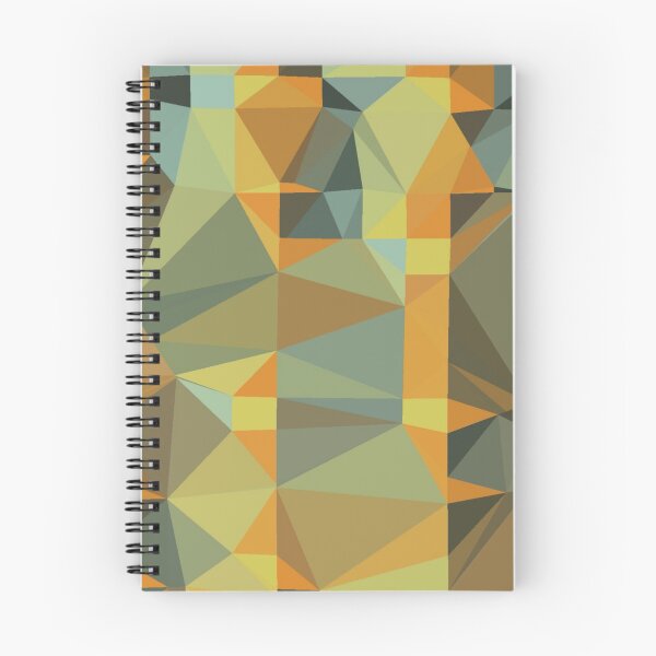 Item preview, Triangle patchwork- green to orange tone  designed and sold by wiwiart.