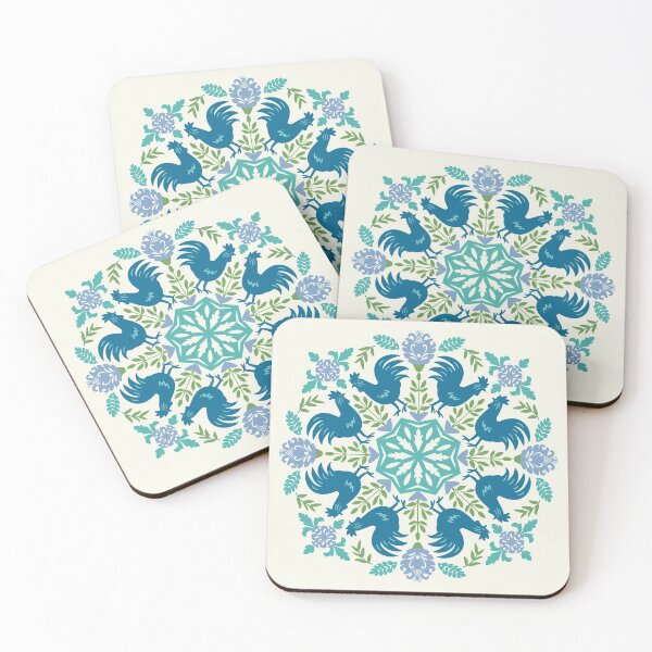 Item preview, Blue Roosters designed and sold by Barbara Pixton.