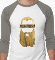 Meninist Limited Edition Gold Beard tshirts, hoodies and more Men's Baseball ¾ T-Shirt