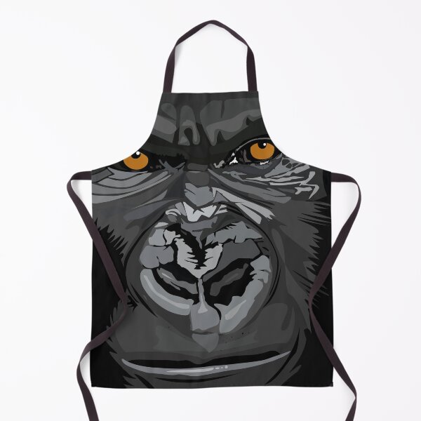 Item preview, Silverback gorilla face designed and sold by boec gear.