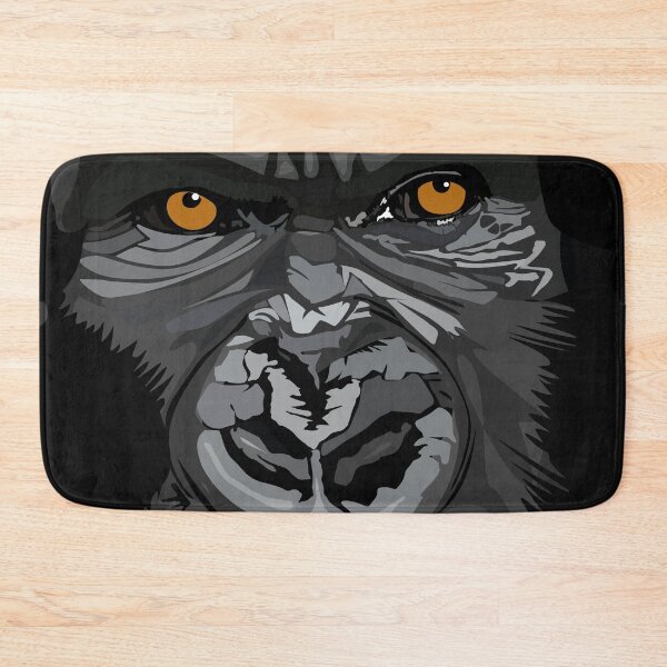 Item preview, Silverback gorilla face designed and sold by boec gear.