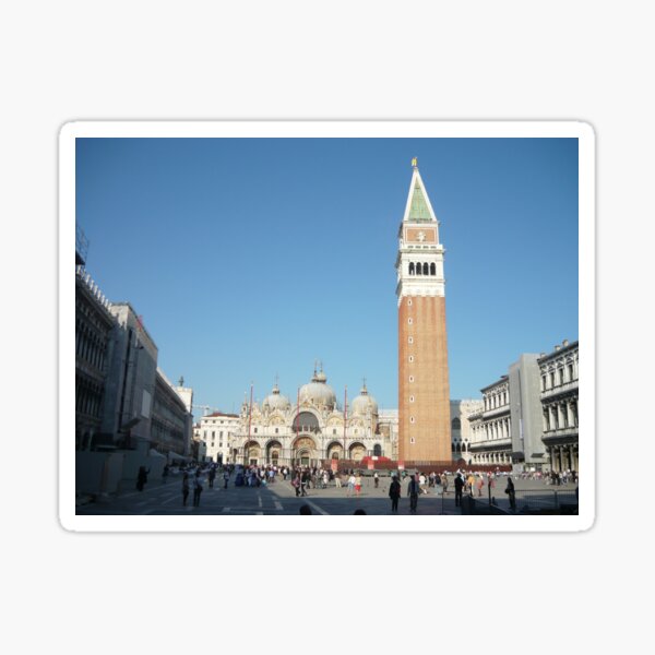 St Marks Square Venice Sticker
