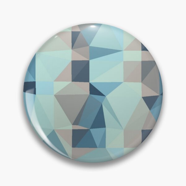 Item preview, Triangle patchwork-Blue tone  designed and sold by wiwiart.