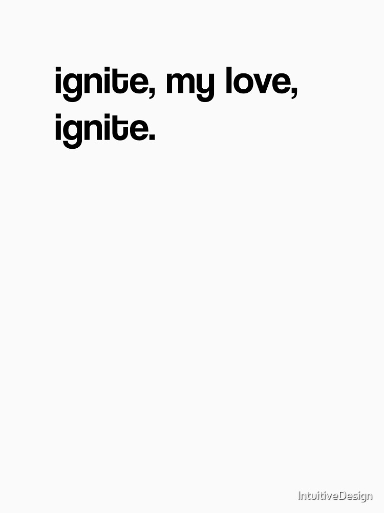 "aaron warner ignite, my love, ignite" Pullover Hoodie for Sale by