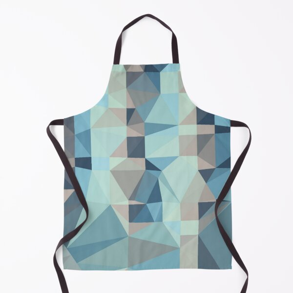 Item preview, Triangle patchwork-Blue tone  designed and sold by wiwiart.